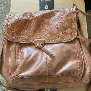 The Sak tan backpack